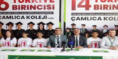 Çamlıca Koleji'nden 2026'da 6 Türkiye birinciliği