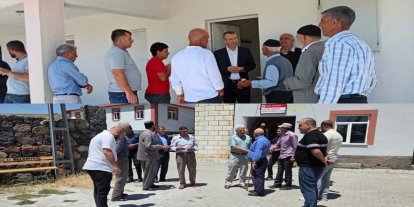 HÜDA PAR heyetinden Sancak beldesine bağlı köylere ziyaret
