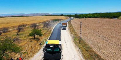 Malatya'da yol çalışmaları devam ediyor