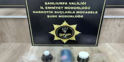 Şanlıurfa’da uyuşturucu operasyonu: Özel düzenekli pet şişede uyuşturucu ele geçirildi
