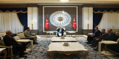 Cumhurbaşkanı Erdoğan, Pakistan Kara Kuvvetleri Komutanı Asim Munir’i kabul etti