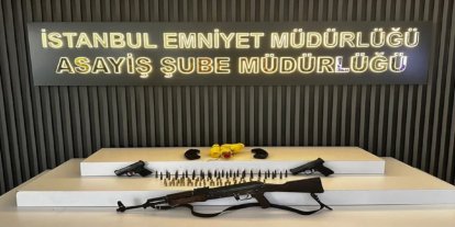 İstanbul'da durdurulan motosikletten el yapımı bomba ve AK-47 çıktı: 7 gözaltı