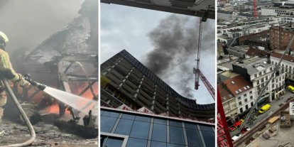 Brüksel'de tadilattaki binada yangın: Çok sayıda kişi hayatını kaybetti