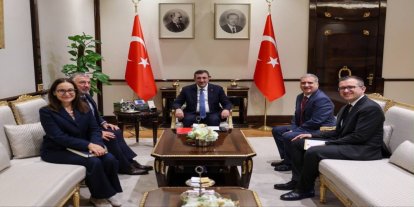 Cumhurbaşkanı Yardımcısı Yılmaz, Dünya Bankası yetkilileriyle görüştü
