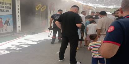 Batman'da iş yerinde yangın: Esnaf ve itfaiye seferber oldu