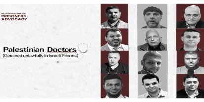 İşgalcilerin hapishanelerindeki 16 Gazzeli doktorun hayatı tehlikede