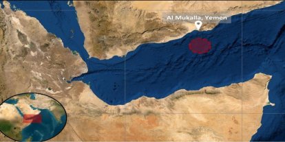 Yemen'in güney kıyılarındaki bir gemiye yetkisiz kişiler izinsiz çıktı