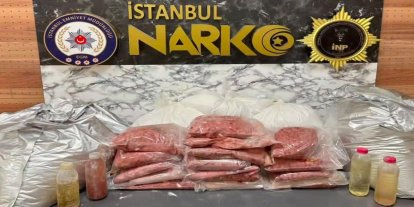 Bayrampaşa'da depoya narkotik operasyonu: 31,3 kilo uyuşturucu ele geçirildi