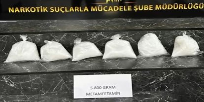 Şırnak'ta tırda 5 kilo 800 gram metamfetamin ele geçirildi