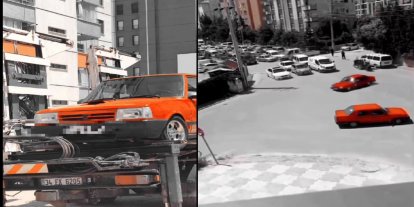 Konya'da düğün konvoyunda drift yapan sürücüye 232 bin lira ceza