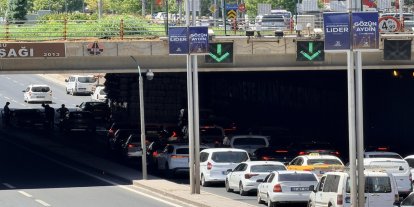 Diyarbakır'da zincirleme kaza: 2 yaralı