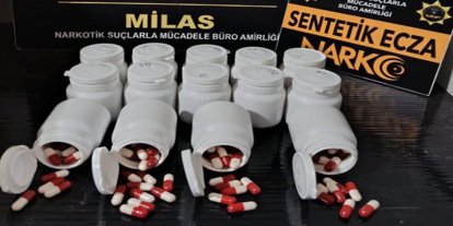 Muğla'da uyuşturucu operasyonu: 730 sentetik ecza ele geçirildi