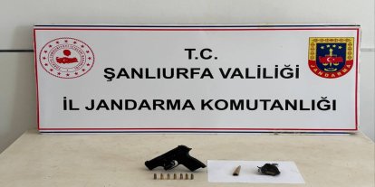 Şanlıurfa’da uyuşturucu ve ruhsatsız tabanca ele geçirildi
