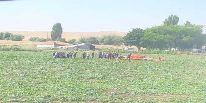 Ankara'da eğitim helikopteri düştü: 2 yaralı