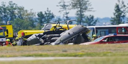 Çekya'da askeri helikopter düştü: 1 ölü