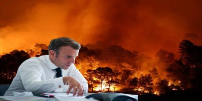Fransa’da devam eden orman yangınları üzerine Macron kriz toplantısı düzenliyor
