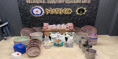 İstanbul’da 115 kilo 500 gram uyuşturucu ham maddesi ele geçirildi
