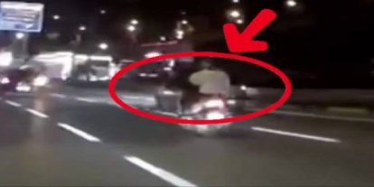Trabzon'da trafik güvenliğini tehlikeye düşüren motosiklet sürücülerine ceza