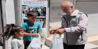 Tarsus Umut Kervanından yetim ve ihtiyaç sahibi ailelere gıda desteği