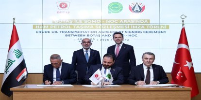 Türkiye ve Irak arasında ham petrol boru hattı için anlaşma imzalandı