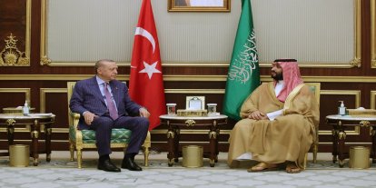 Cumhurbaşkanı Erdoğan, Prens Muhammed Bin Selman ile görüştü