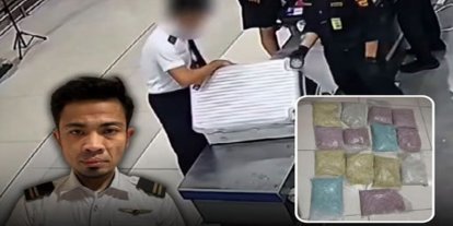 Malezya'da bir pilot havalimanında valiz dolusu uyuşturucuyla yakalandı