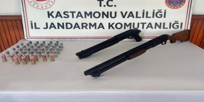 Kastamonu'da jandarmadan silah operasyonu