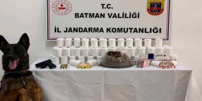 Batman'da binlerce uyuşturucu hap ele geçirildi