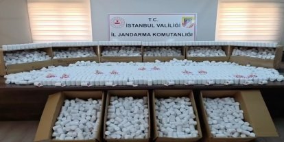 İstanbul'da 257 bin 850 uyuşturucu hap ele geçirildi