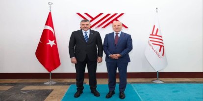 İçişleri Bakanı Çiftçi, YÖK Başkanı Özvar'ı ziyaret etti