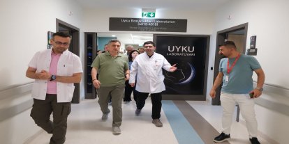 Gaziantep'te uyku bozuklukları laboratuvarı hizmete açıldı