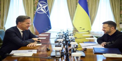 Zelenskiy ve Rutte hava savunma sistemlerini görüştü