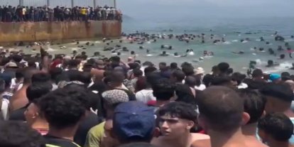 Ceuta'daki kitlesel sınır geçişlerinde ölü sayısı 100'e yaklaştı