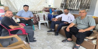 HÜDA PAR heyeti, Tarsus'ta muhtarları ve mahalle sakinlerini ziyaret etti