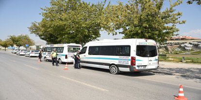 Konya’da toplu taşıma araçlarına yönelik denetimler sürüyor