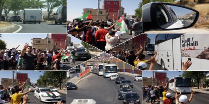 Filistin Konvoyu Habur Sınır Kapısın’a doğru yola çıktı