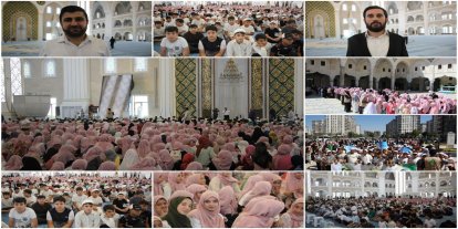 Gaziantep'te "Hayat Namazla Güzeldir" etkinliği: Yüzlerce çocuk Millet Camii'nde buluştu
