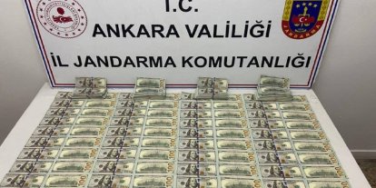 Ankara'da 80 bin sahte dolar ele geçirildi: 2 gözaltı