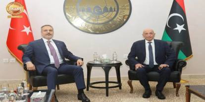 Bakan Fidan, Libya parlamentosu başkanıyla görüştü