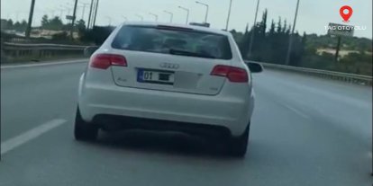Gaziantep'te plakayı kapatan sürücüye 140 bin TL ceza