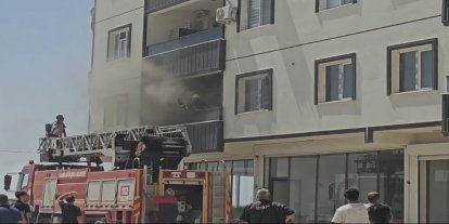 Mardin'de 5 katlı apartmanda yangın: 1’i bebek 3 kişi dumandan etkilendi