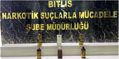 Şampuan şişelerine gizlenmiş 3 kilogram sıvı uyuşturucu ele geçirildi