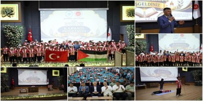 Gaziantep'te yaz Kur'an kursları kapanış programı gerçekleştirildi
