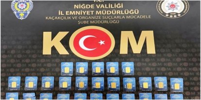 Niğde'de sahte altın operasyonu