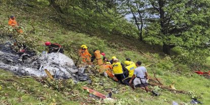 Almanya'da helikopter kazası: Pilot hayatını kaybetti