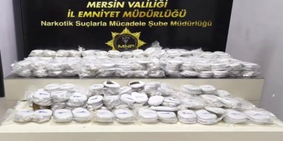 Mersin'de araçta 122 kilo 300 gram takoz esrar ele geçirildi