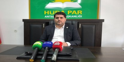 HÜDA PAR Antalya İl Başkanı Durmaz’dan belediyeye hizmet çağrısı