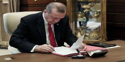 Cumhurbaşkanı Erdoğan'dan çok sayıda atama ve görevden alma kararı