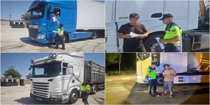 Gaziantep'te TAG Otoyolu'nda trafik ve yangınlara karşı bilgilendirme