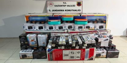 Gaziantep'te 1 milyon 370 bin TL değerinde kaçak malzeme ele geçirildi